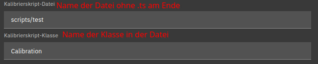 Eintragen von neuen Skripten im Typescript Format