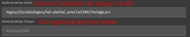 Eintragen von alten Skripten im Typescript Format