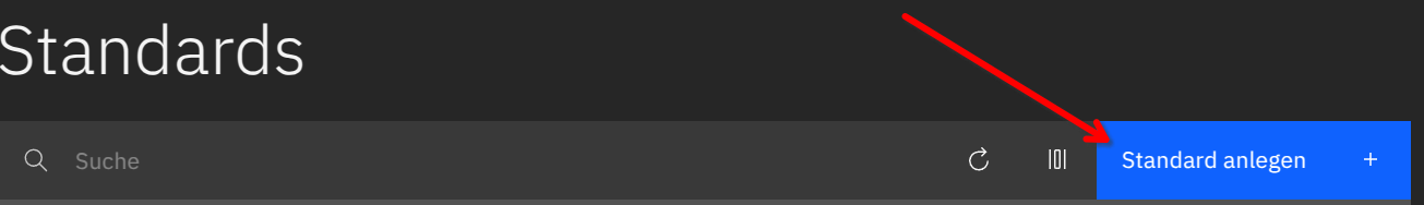 Button für Standarderzeugung